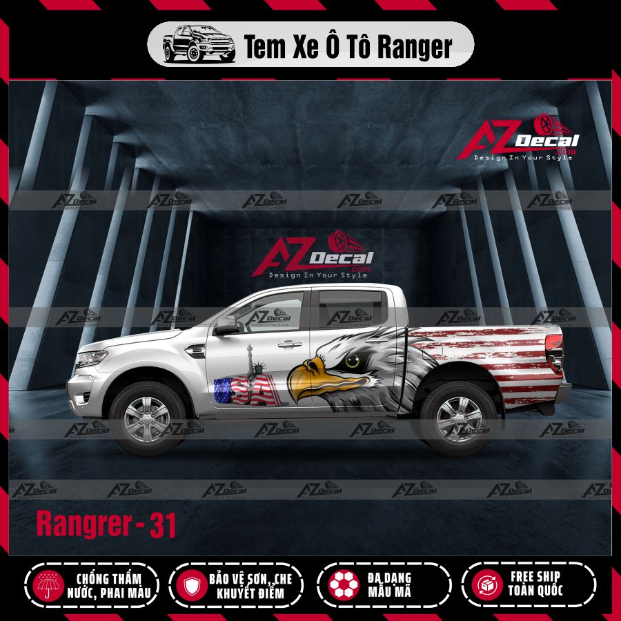 Tem Xe Bán Tải Mẫu Ford Ranger 31