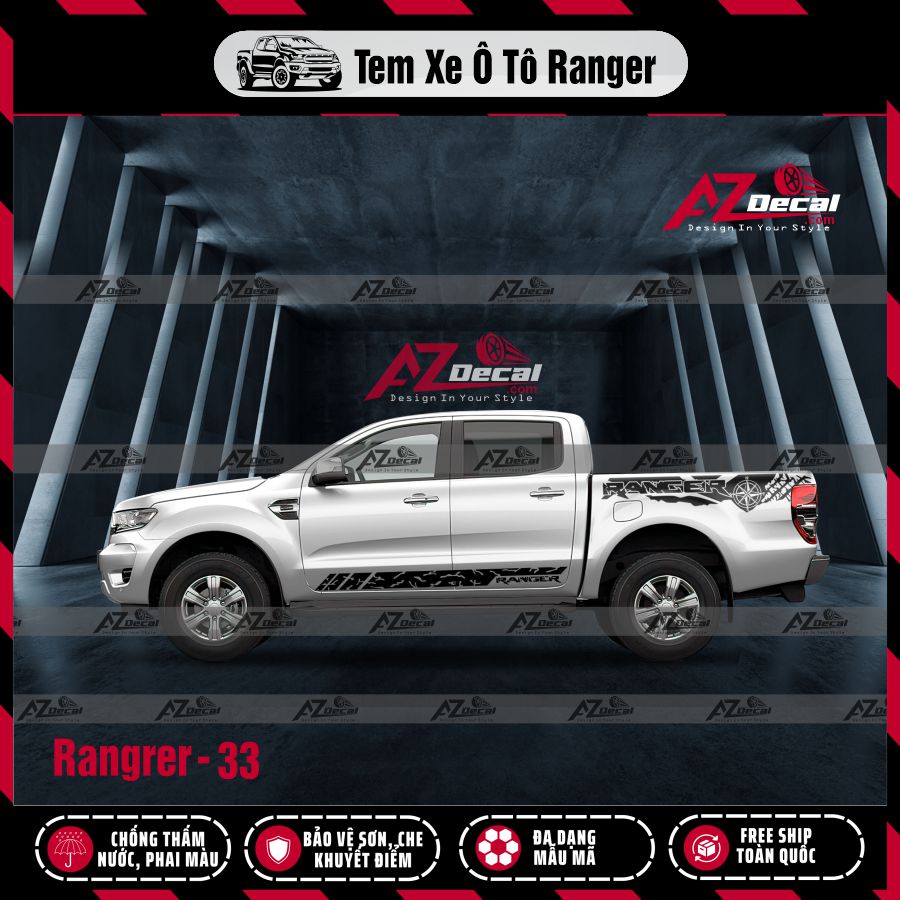 Tem Xe Bán Tải Mẫu Ford Ranger 33