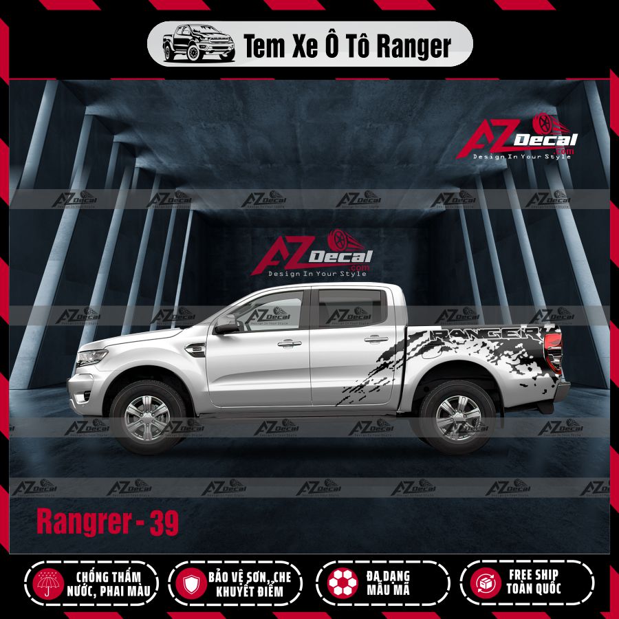 Tem Xe Bán Tải Mẫu Ford Ranger 39