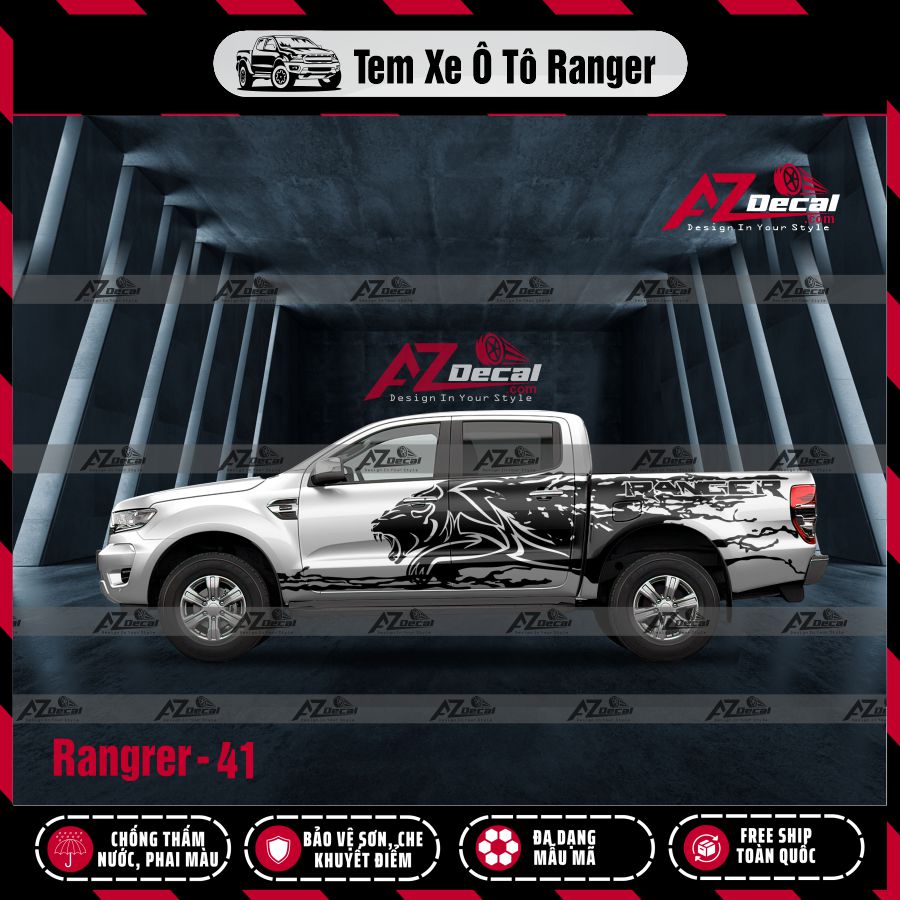 Tem Xe Bán Tải Mẫu Ford Ranger 41