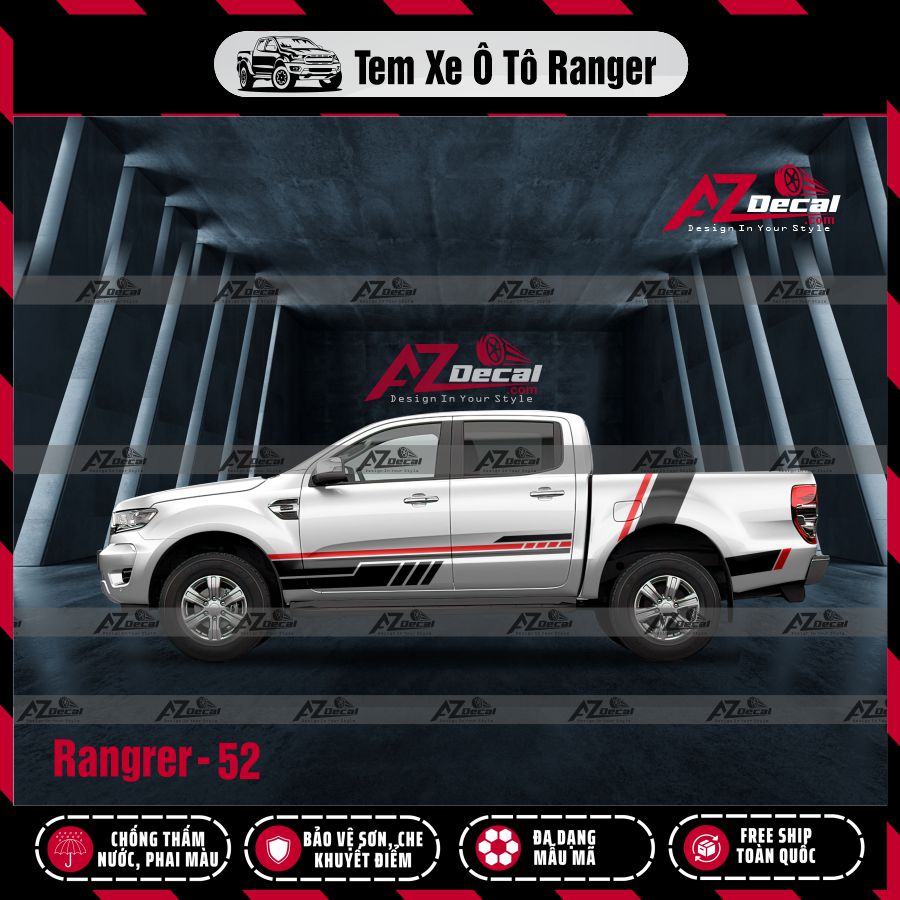 Tem Xe Bán Tải Mẫu Ford Ranger 52