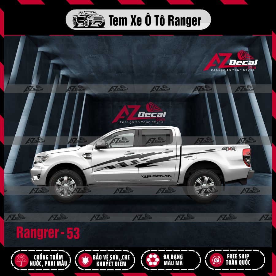 Tem Xe Bán Tải Mẫu Ford Ranger 53