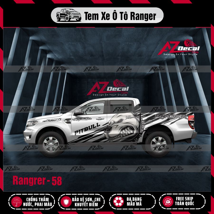 Tem Xe Bán Tải Mẫu Ford Ranger 58