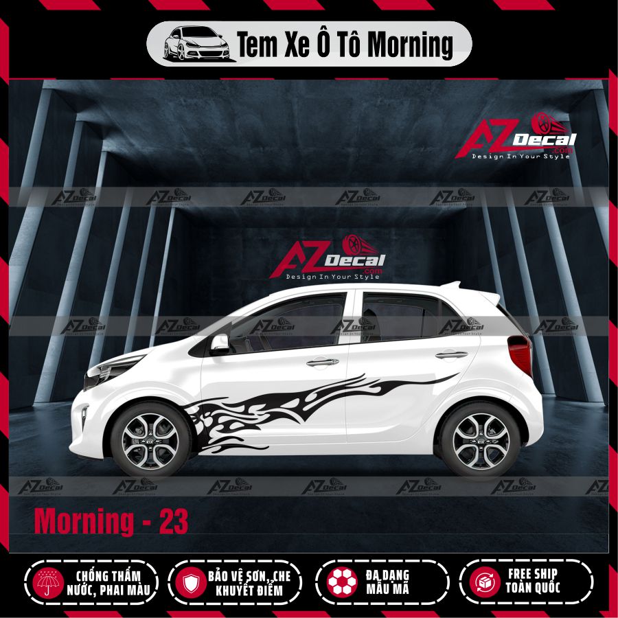 Tem Xe Hatchback Mẫu Tem Xe Kia Morning 23
