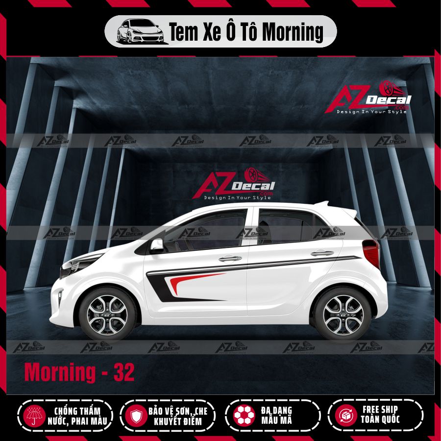 Tem Xe Hatchback Mẫu Tem Xe Kia Morning 32
