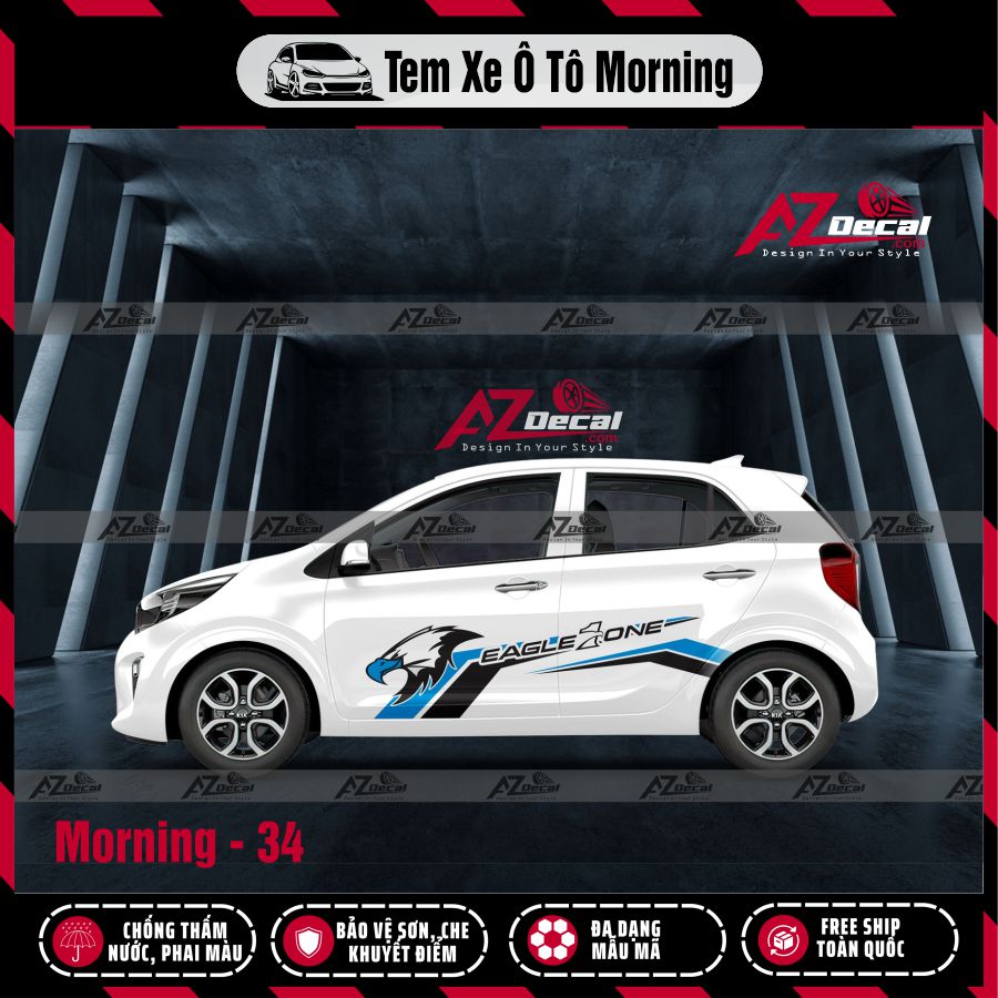 Tem Xe Hatchback Mẫu Tem Xe Kia Morning 34