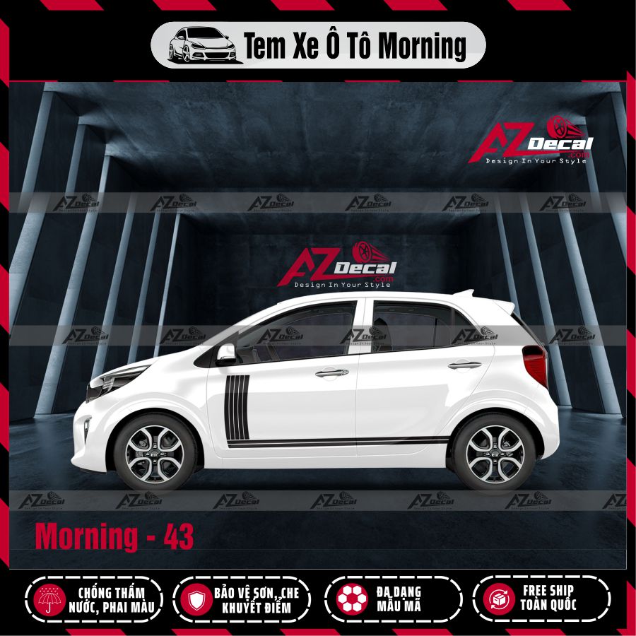 Tem Xe Hatchback Mẫu Tem Xe Kia Morning 43