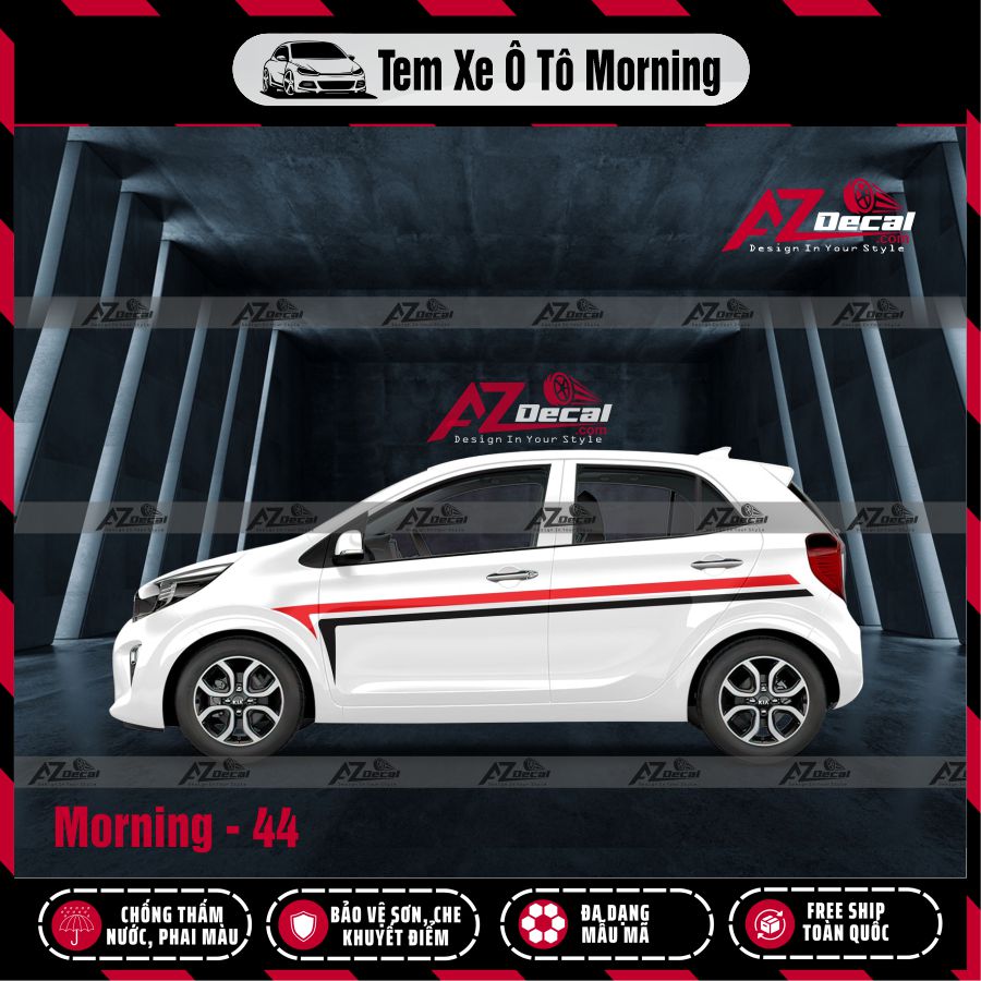 Tem Xe Hatchback Mẫu Tem Xe Kia Morning 44