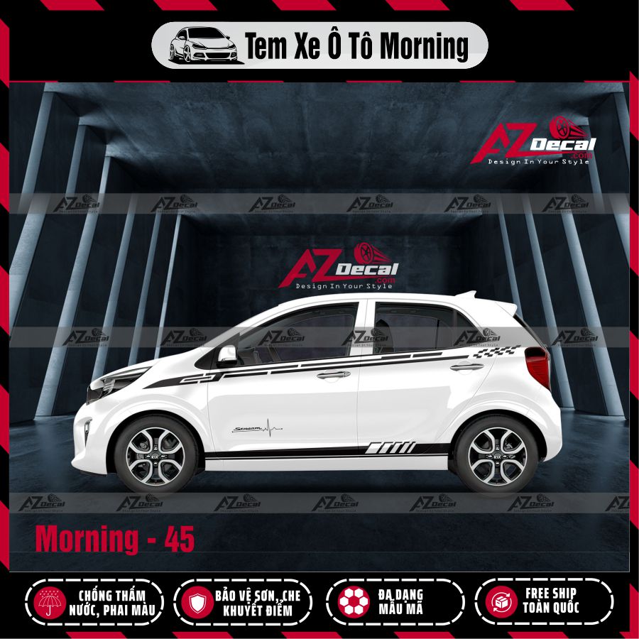 Tem Xe Hatchback Mẫu Tem Xe Kia Morning 45