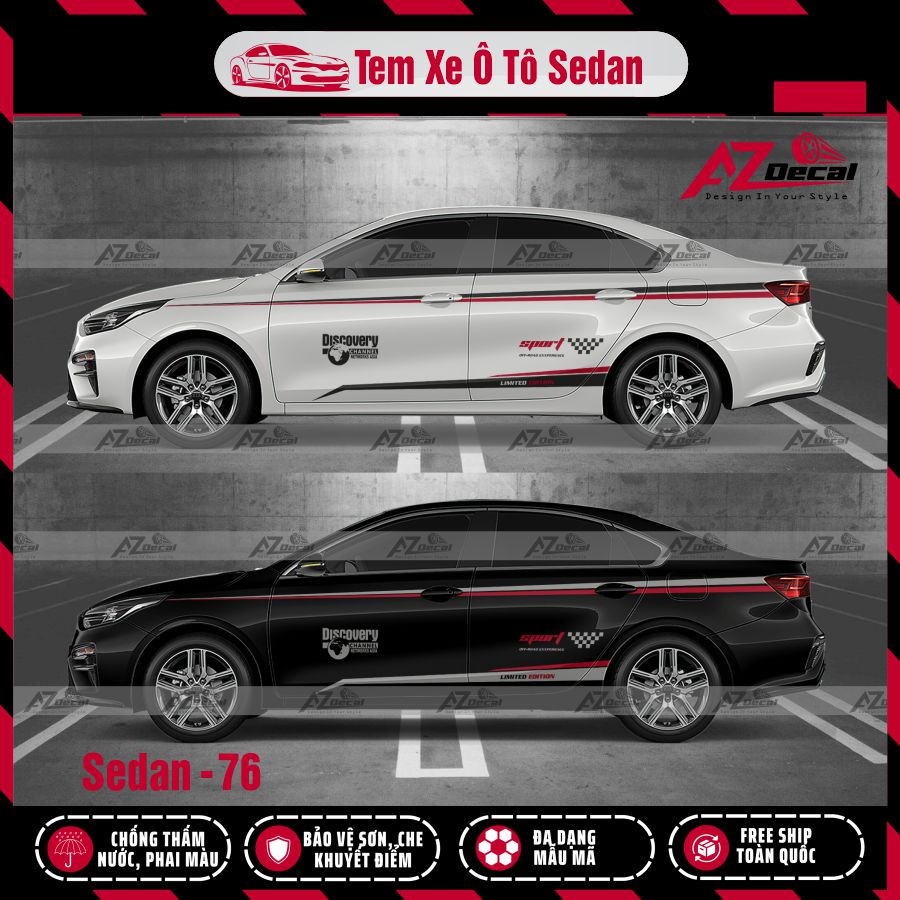 Tem Xe Sedan Mẫu Tem Xe Vios 76