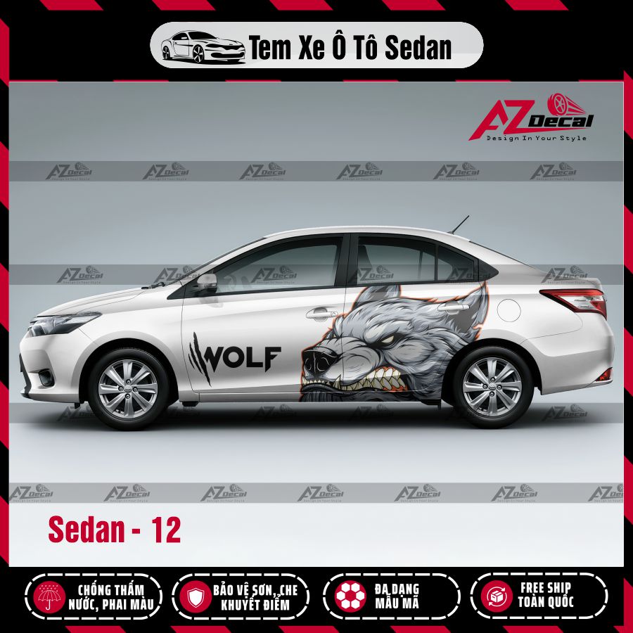 Tem Xe Sedan Mẫu Tem Xe Vios 12
