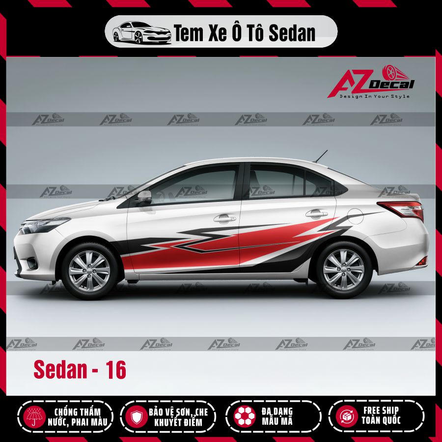Tem Xe Sedan Mẫu Tem Xe Vios 16