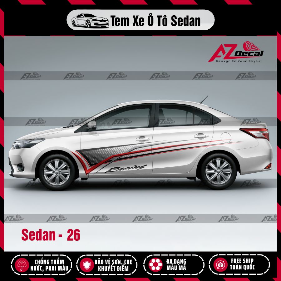Tem Xe Sedan Mẫu Tem Xe Vios 26