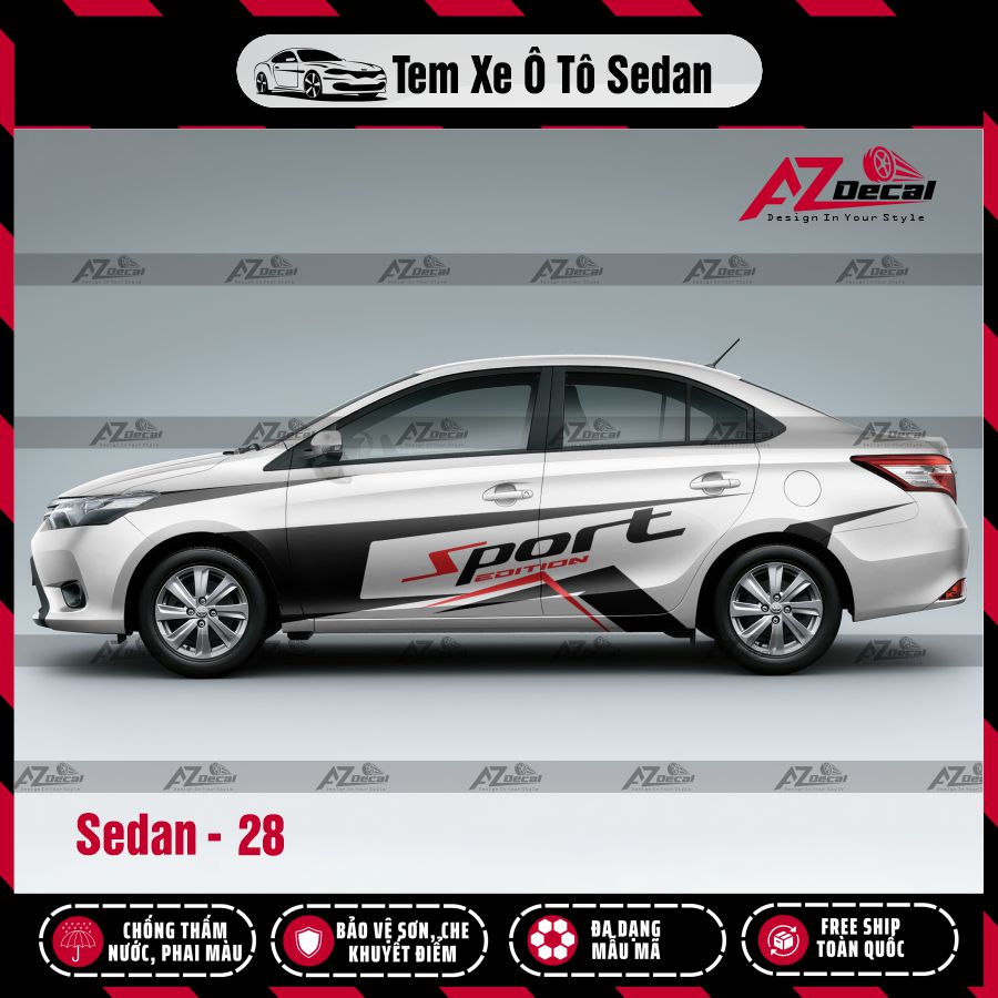 Tem Xe Sedan Mẫu Tem Xe Vios 28