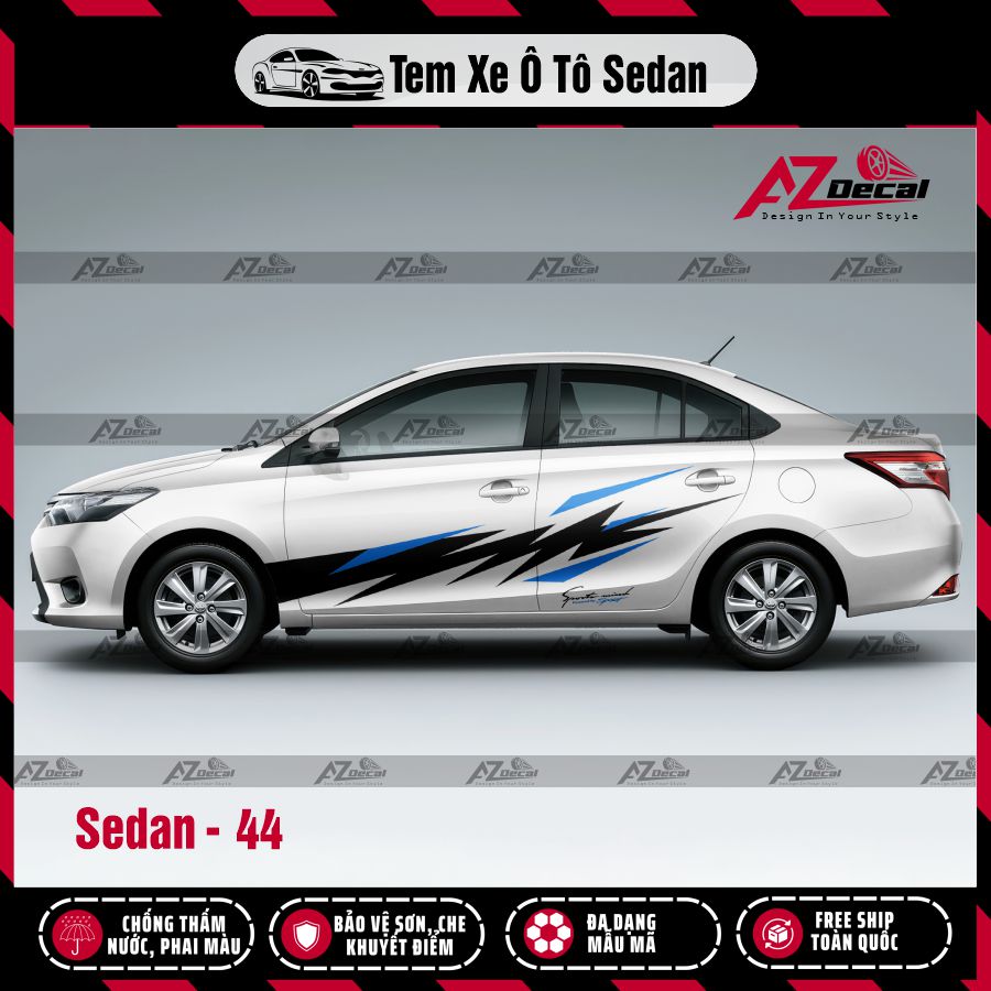 Tem Xe Sedan Mẫu Tem Xe Vios 32