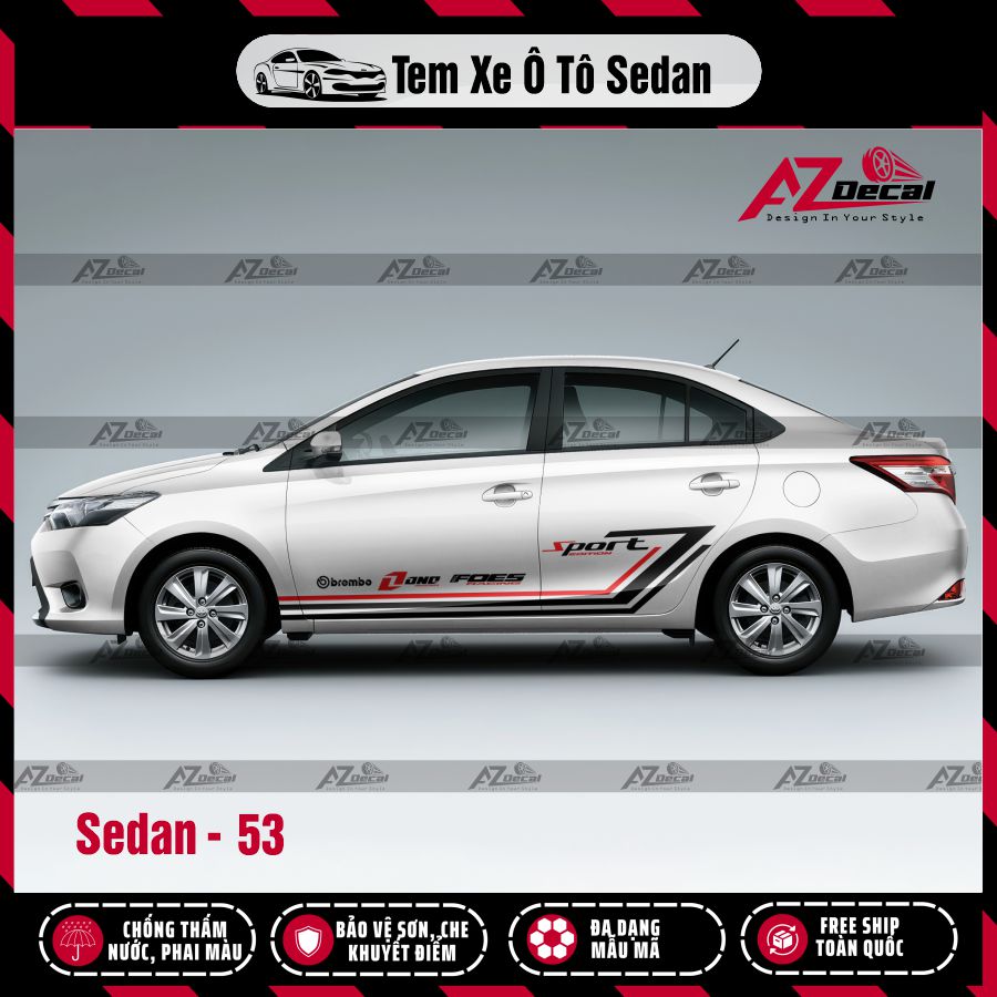 Tem Xe Sedan Mẫu Tem Xe Vios 53