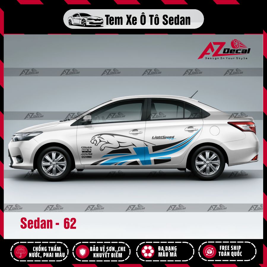 Tem Xe Sedan Mẫu Tem Xe Vios 62
