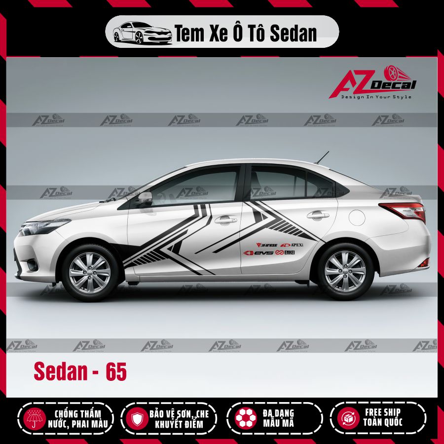 Tem Xe Sedan Mẫu Tem Xe Vios 65
