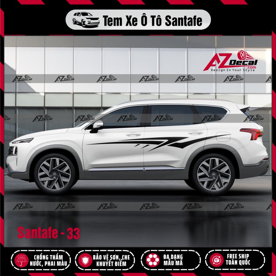 Tem Xe Suv Mẫu Tem Xe Hyundai Santafe 33